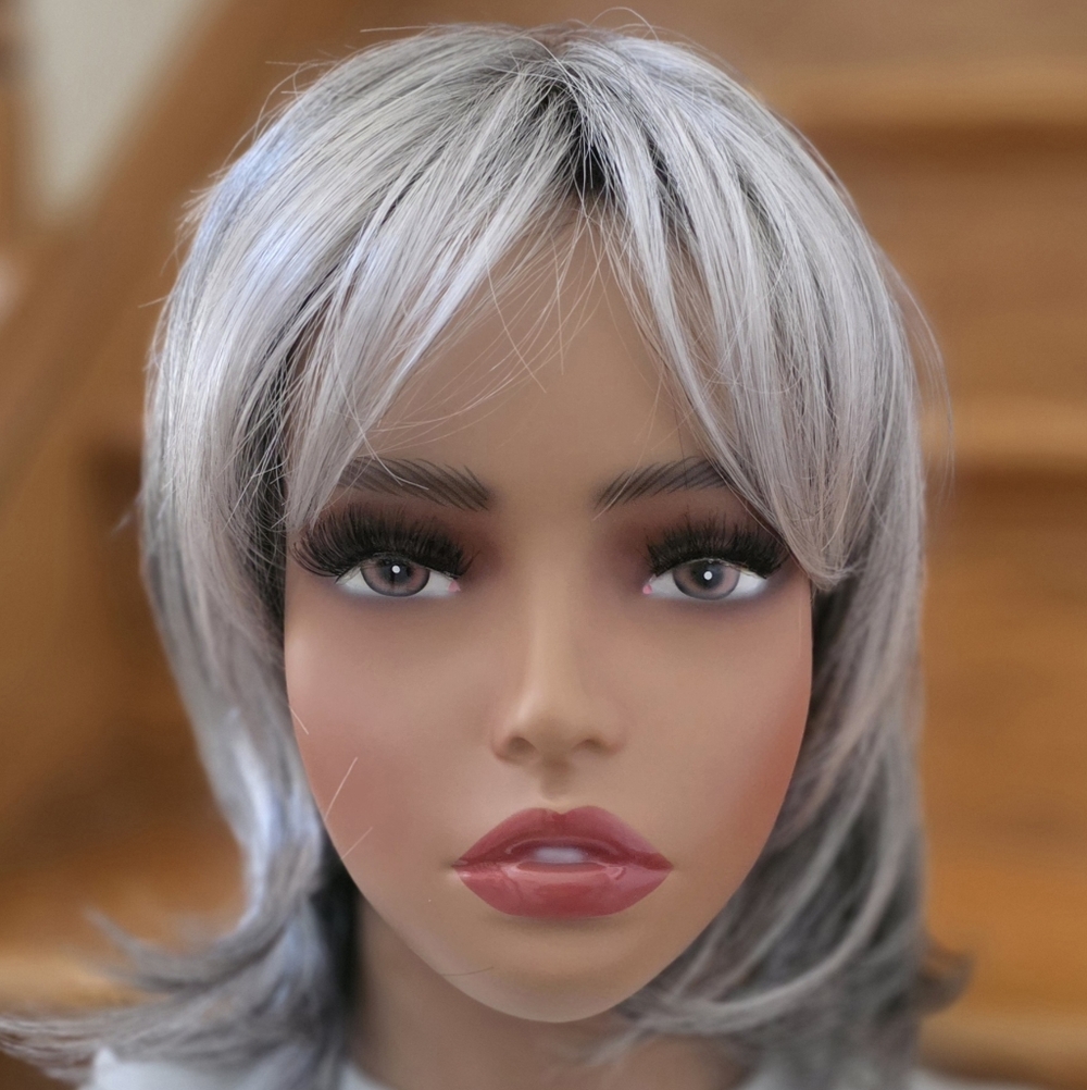 Katie By Godiva Secret Wigs In Silver Stone Rooted- BNWT